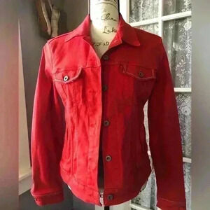Levi’s Orange Denim jacket